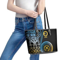 Proudly Ni-Van Sandroing Inspired Leather Tote Bag Sanma Classic Style