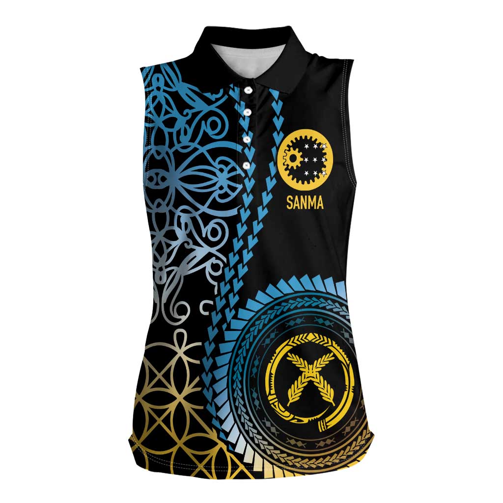 Proudly Ni-Van Sandroing Inspired Women Sleeveless Polo Shirt Sanma Classic Style