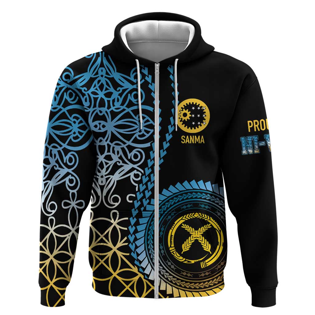 Proudly Ni-Van Sandroing Inspired Zip Hoodie Sanma Classic Style