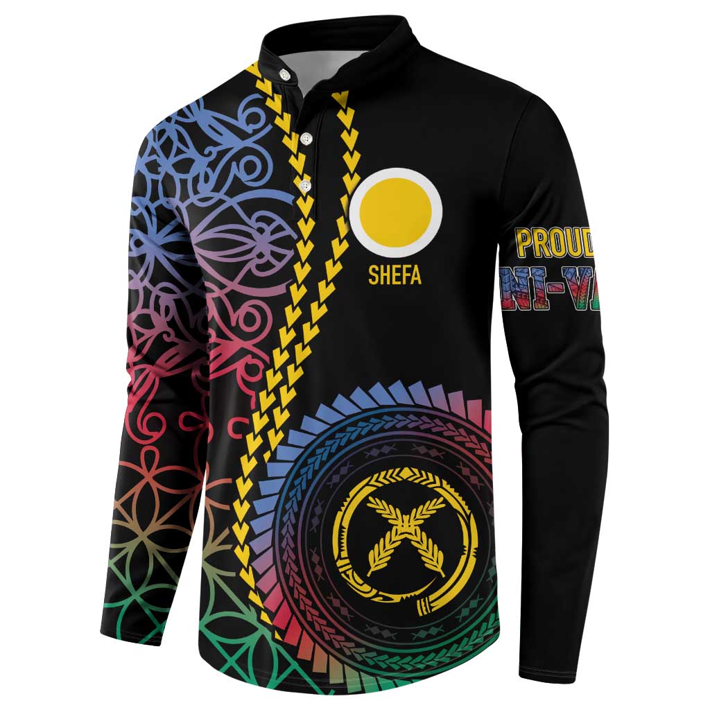 Proudly Ni-Van Sandroing Inspired Button Sweatshirt Shefa Classic Style