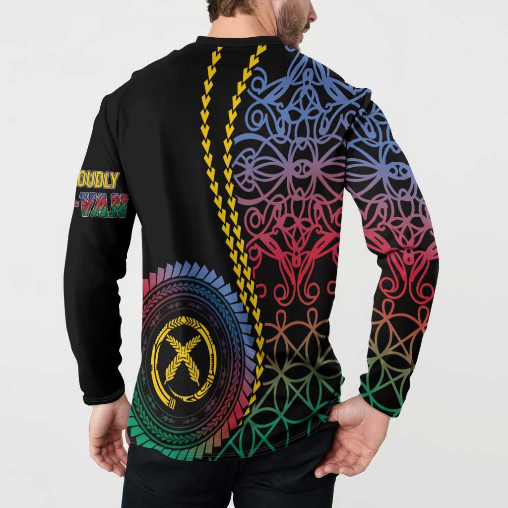 Proudly Ni-Van Sandroing Inspired Button Sweatshirt Shefa Classic Style