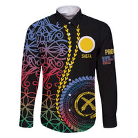 Proudly Ni-Van Sandroing Inspired Family Matching Off Shoulder Maxi Dress and Hawaiian Shirt Shefa Classic Style