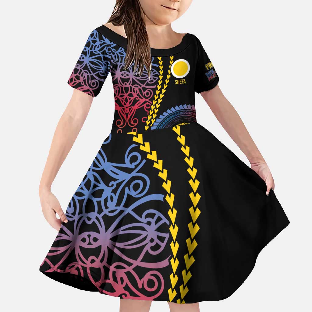 Proudly Ni-Van Sandroing Inspired Family Matching Tank Maxi Dress and Hawaiian Shirt Shefa Classic Style