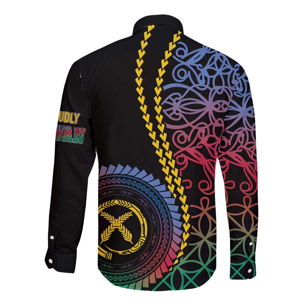 Proudly Ni-Van Sandroing Inspired Long Sleeve Button Shirt Shefa Classic Style