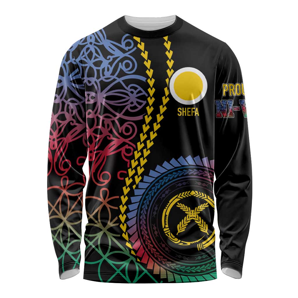 Proudly Ni-Van Sandroing Inspired Long Sleeve Shirt Shefa Classic Style