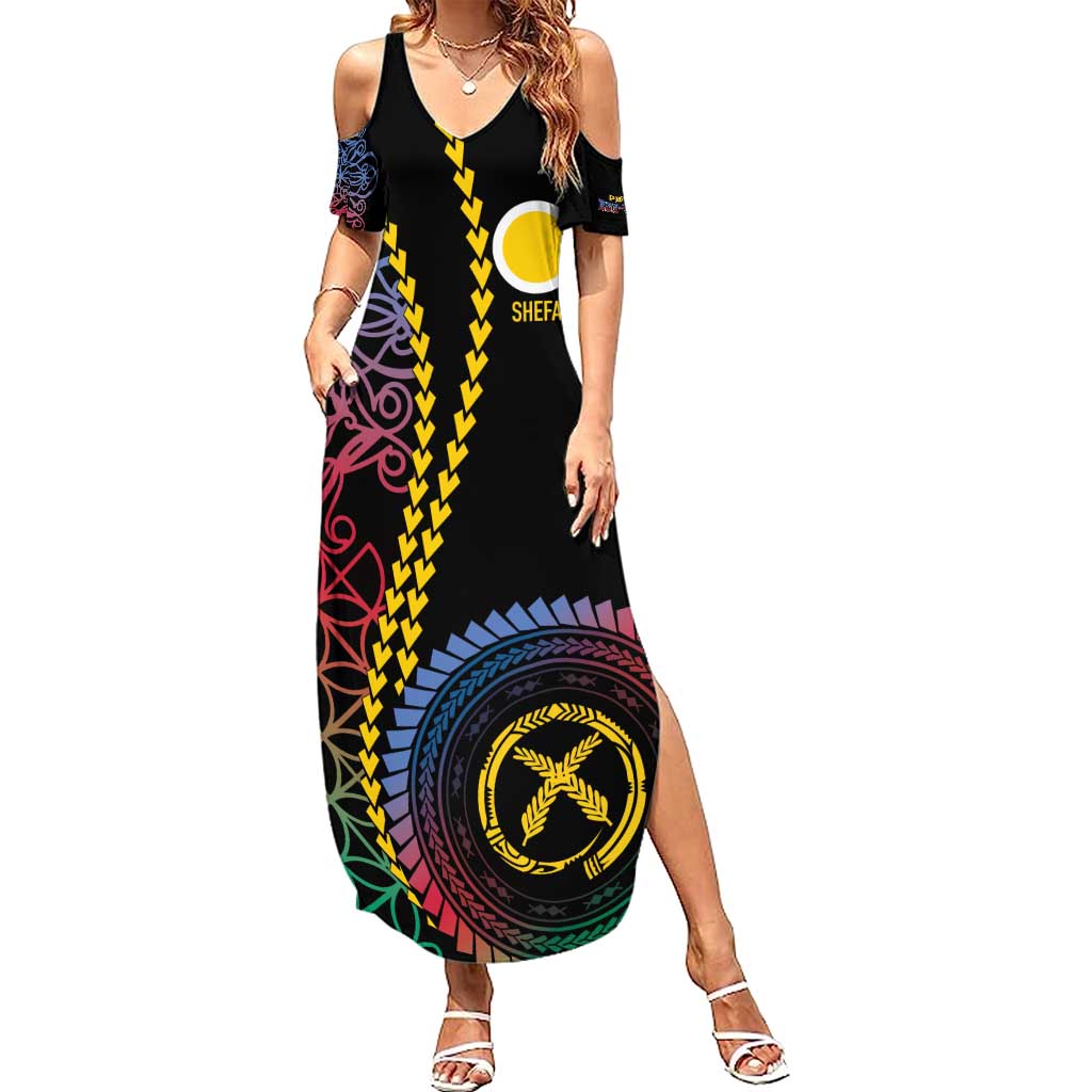 Proudly Ni-Van Sandroing Inspired Summer Maxi Dress Shefa Classic Style