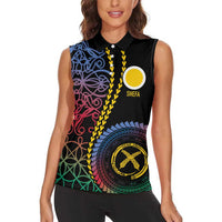 Proudly Ni-Van Sandroing Inspired Women Sleeveless Polo Shirt Shefa Classic Style