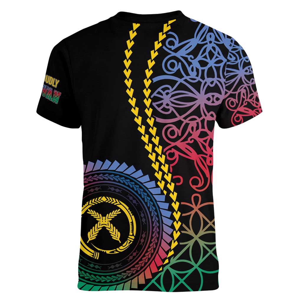 Proudly Ni-Van Sandroing Inspired Women V-Neck T-Shirt Shefa Classic Style