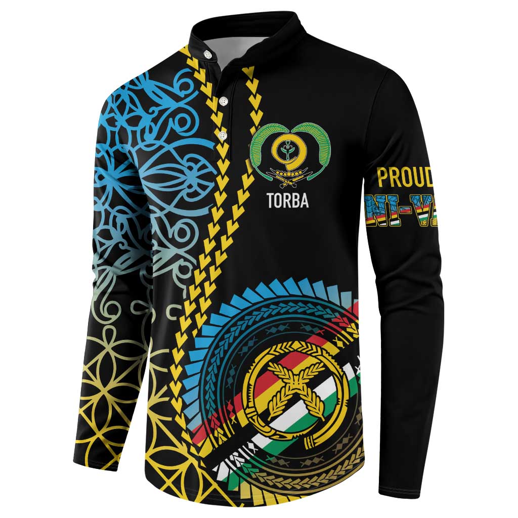 Proudly Ni-Van Sandroing Inspired Button Sweatshirt Torba Classic Style