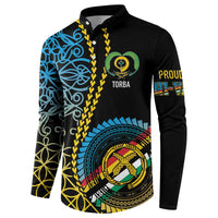 Proudly Ni-Van Sandroing Inspired Button Sweatshirt Torba Classic Style