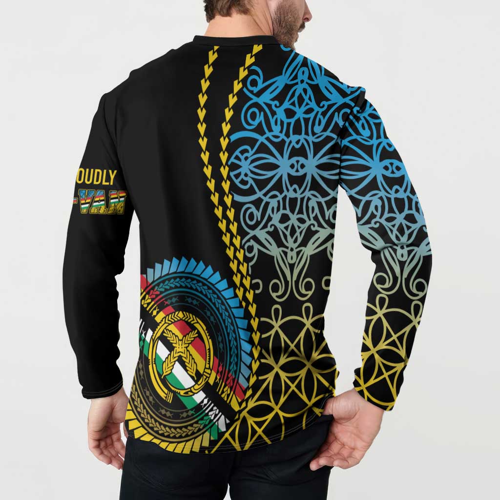 Proudly Ni-Van Sandroing Inspired Button Sweatshirt Torba Classic Style