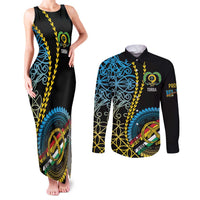 Proudly Ni-Van Sandroing Inspired Couples Matching Tank Maxi Dress and Long Sleeve Button Shirt Torba Classic Style