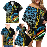 Proudly Ni-Van Sandroing Inspired Family Matching Off Shoulder Short Dress and Hawaiian Shirt Torba Classic Style