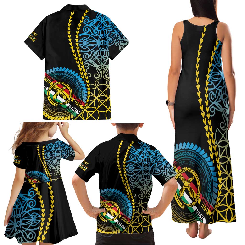 Proudly Ni-Van Sandroing Inspired Family Matching Tank Maxi Dress and Hawaiian Shirt Torba Classic Style