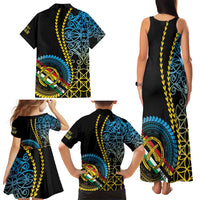 Proudly Ni-Van Sandroing Inspired Family Matching Tank Maxi Dress and Hawaiian Shirt Torba Classic Style
