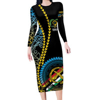Proudly Ni-Van Sandroing Inspired Long Sleeve Bodycon Dress Torba Classic Style