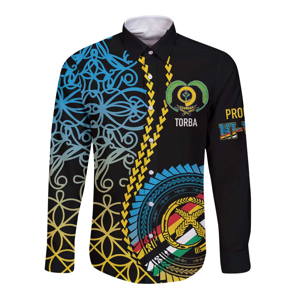 Proudly Ni-Van Sandroing Inspired Long Sleeve Button Shirt Torba Classic Style