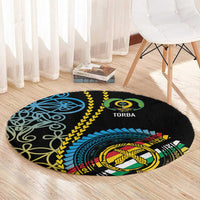 Proudly Ni-Van Sandroing Inspired Round Carpet Torba Classic Style