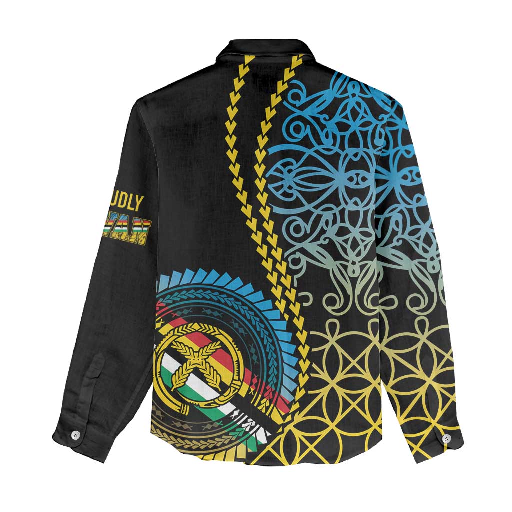 Proudly Ni-Van Sandroing Inspired Women Casual Shirt Torba Classic Style