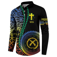 Proudly Ni-Van Sandroing Inspired Button Sweatshirt Tafea Classic Style