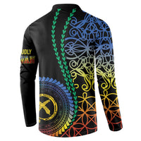 Proudly Ni-Van Sandroing Inspired Button Sweatshirt Tafea Classic Style