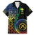 Proudly Ni-Van Sandroing Inspired Family Matching Off Shoulder Short Dress and Hawaiian Shirt Tafea Classic Style