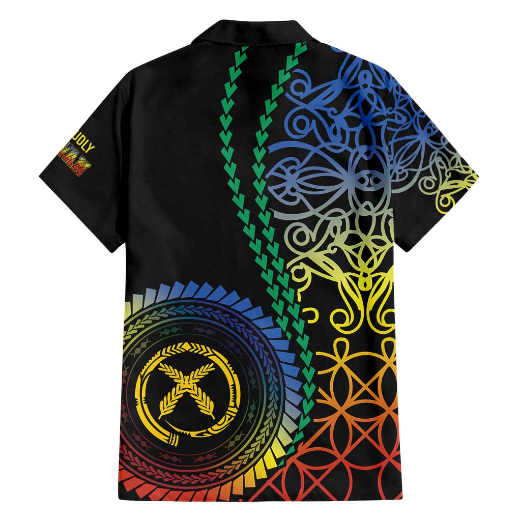 Proudly Ni-Van Sandroing Inspired Family Matching Puletasi and Hawaiian Shirt Tafea Classic Style