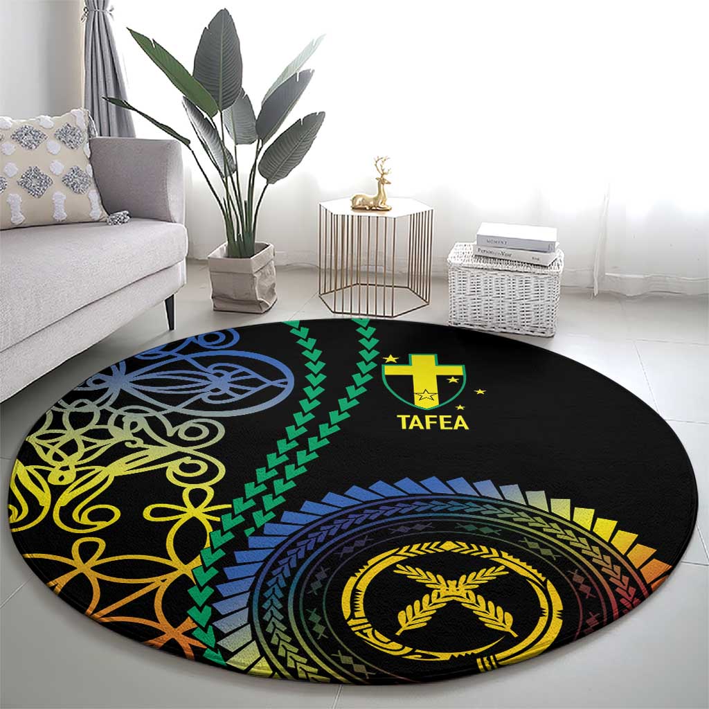 Proudly Ni-Van Sandroing Inspired Round Carpet Tafea Classic Style