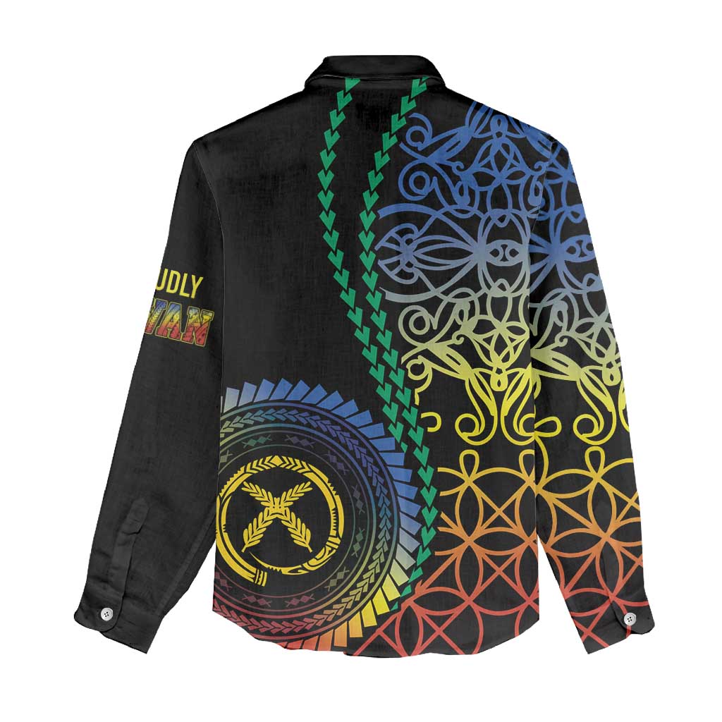 Proudly Ni-Van Sandroing Inspired Women Casual Shirt Tafea Classic Style