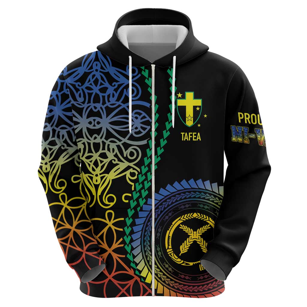 Proudly Ni-Van Sandroing Inspired Zip Hoodie Tafea Classic Style