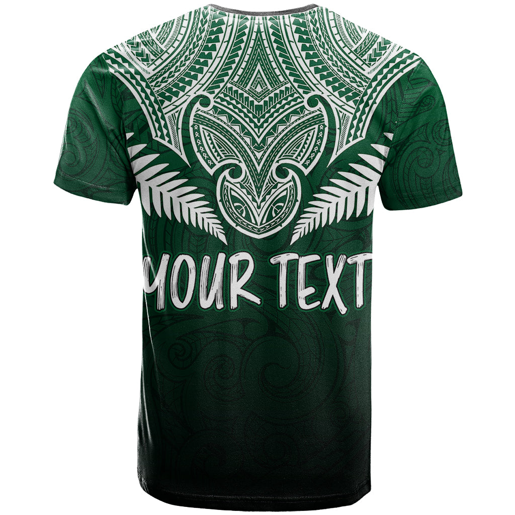 Personalised New Zealand T Shirt Hei Matau Mix Silver Fern Basic LT7 - Polynesian Pride