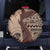 Bula Fiji Spare Tire Cover Shark Tail Beige Masi Tapa