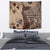 Bula Fiji Tapestry Shark Tail Beige Masi Tapa