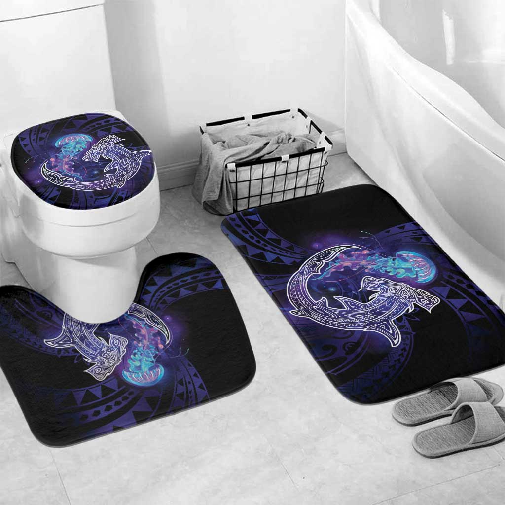 Polynesian Aumakua Bathroom Set Jellyfish with Shark - Polynesian Pride