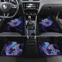 Polynesian Aumakua Car Mats Jellyfish with Shark - Polynesian Pride