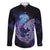 Polynesian Aumakua Family Matching Long Sleeve Bodycon Dress and Hawaiian Shirt Jellyfish with Shark - Polynesian Pride