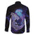 Polynesian Aumakua Family Matching Long Sleeve Bodycon Dress and Hawaiian Shirt Jellyfish with Shark - Polynesian Pride