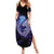 Polynesian Aumakua Family Matching Summer Maxi Dress and Hawaiian Shirt Jellyfish with Shark - Polynesian Pride