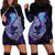 Polynesian Aumakua Hoodie Dress Jellyfish with Shark - Polynesian Pride