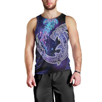 Polynesian Aumakua Men Tank Top Jellyfish with Shark - Polynesian Pride