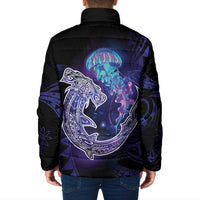 Polynesian Aumakua Padded Jacket Jellyfish with Shark - Polynesian Pride