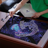 Polynesian Aumakua Puzzle Jellyfish with Shark - Polynesian Pride
