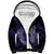 Polynesian Aumakua Sherpa Hoodie Jellyfish with Shark - Polynesian Pride