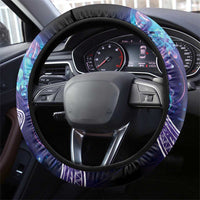 Polynesian Aumakua Steering Wheel Cover Jellyfish with Shark - Polynesian Pride