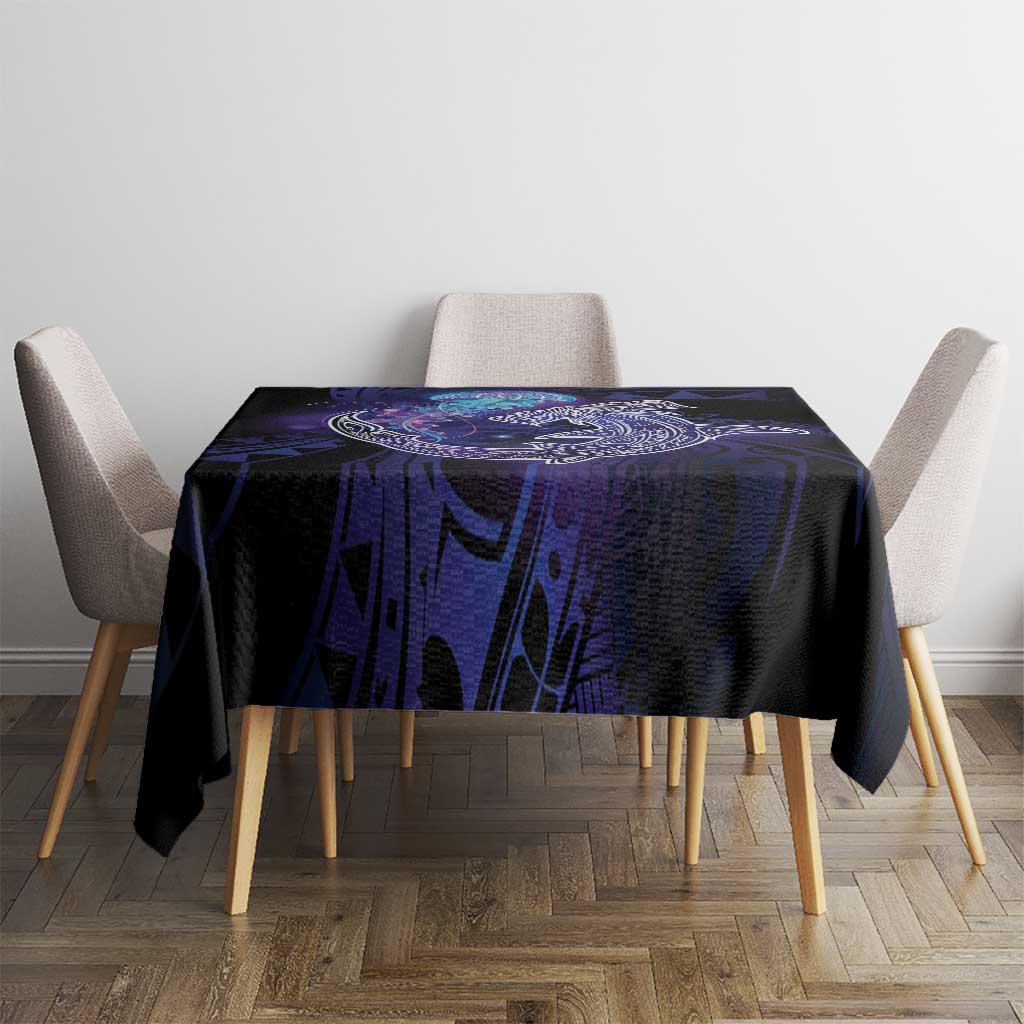 Polynesian Aumakua Tablecloth Jellyfish with Shark - Polynesian Pride