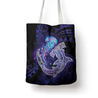 Polynesian Aumakua Tote Bag Jellyfish with Shark - Polynesian Pride