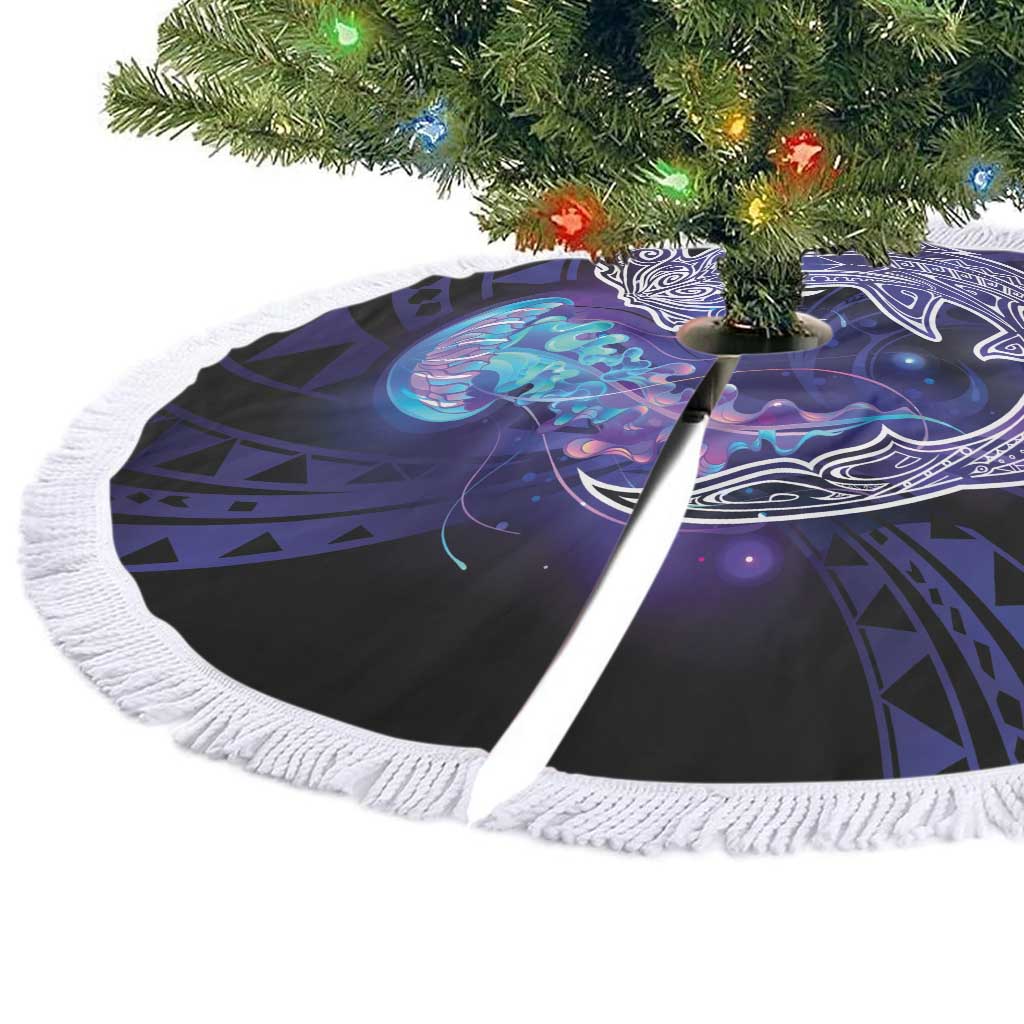 Polynesian Aumakua Tree Skirt Jellyfish with Shark - Polynesian Pride