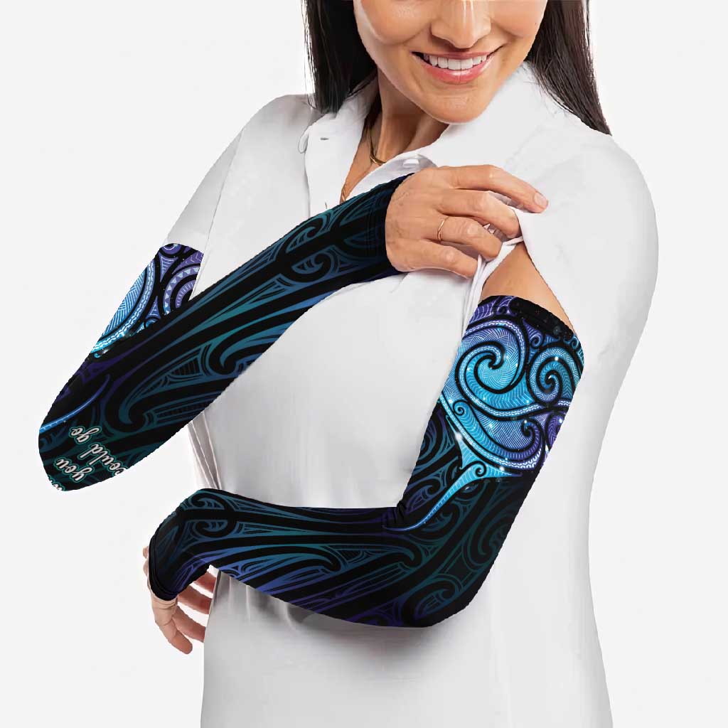 Aotearoa Maori Te Whai Rahi Arm Sleeves Tala - Nowhere You Could Go That I Won't Be With You - Polynesian Pride