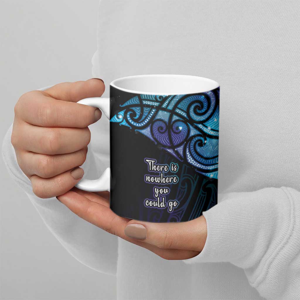 Aotearoa Maori Te Whai Rahi Ceramic Mug Tala - Nowhere You Could Go That I Won't Be With You - Polynesian Pride