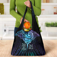 Aotearoa Maori Te Whai Rahi Grocery Bag Tala - Nowhere You Could Go That I Won't Be With You - Polynesian Pride